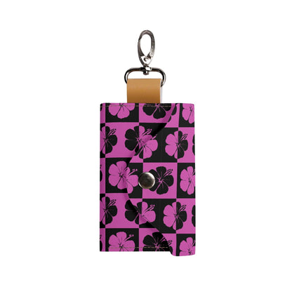 Alba Hibiscus Faux Leather Keychain Purse - Koiki Gyaru - Purse - 
