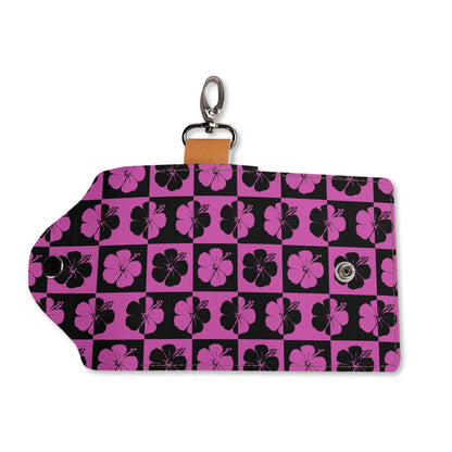 Alba Hibiscus Faux Leather Keychain Purse - Koiki Gyaru - Purse - 
