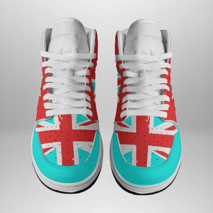 Amekaji UK Sneakers, Union Jack Trainers - Koiki Gyaru - Sneakers - 
