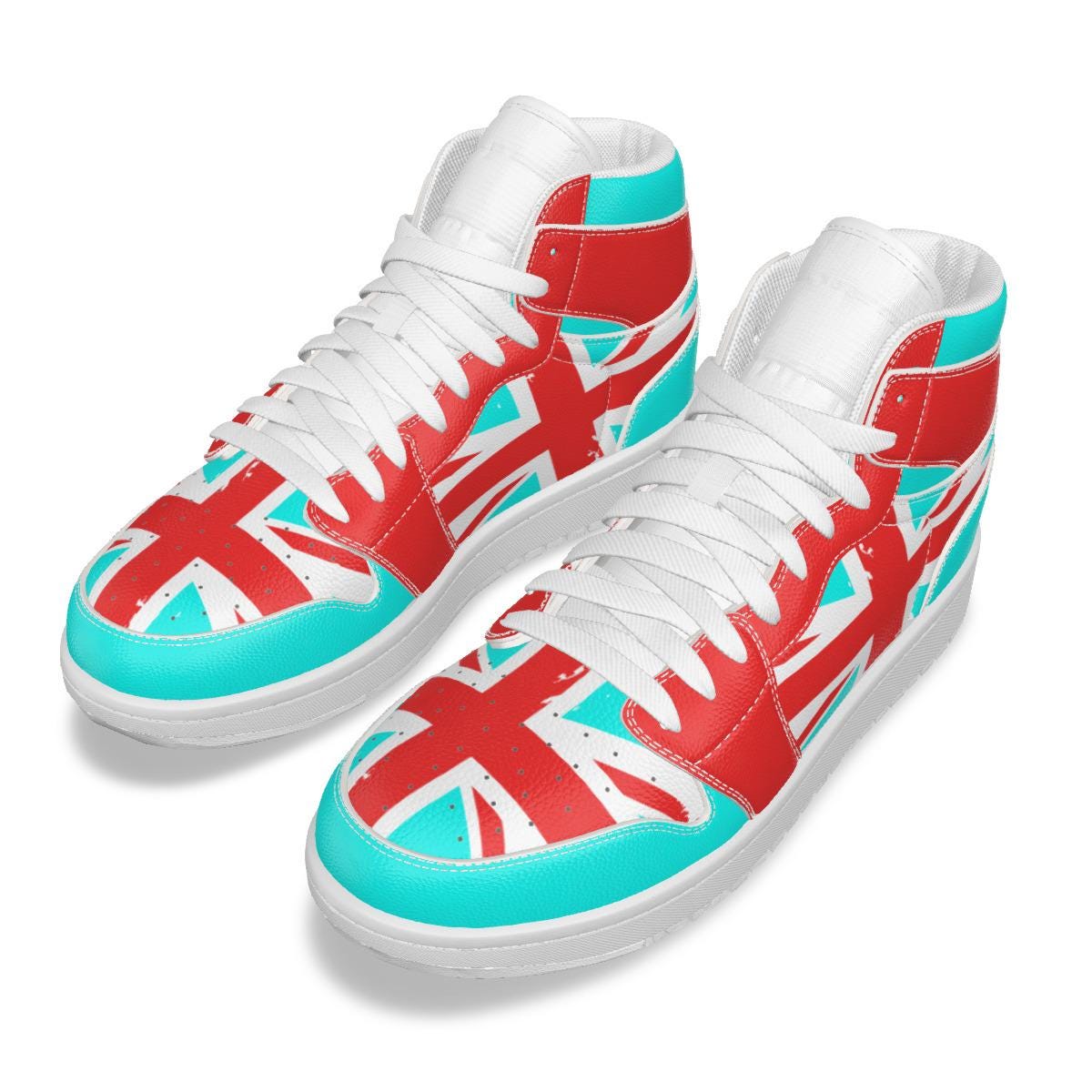 Amekaji UK Sneakers, Union Jack Trainers - Koiki Gyaru - Sneakers - 