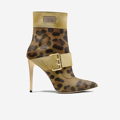 Animal Print Stiletto - Koiki Gyaru - Boots - 