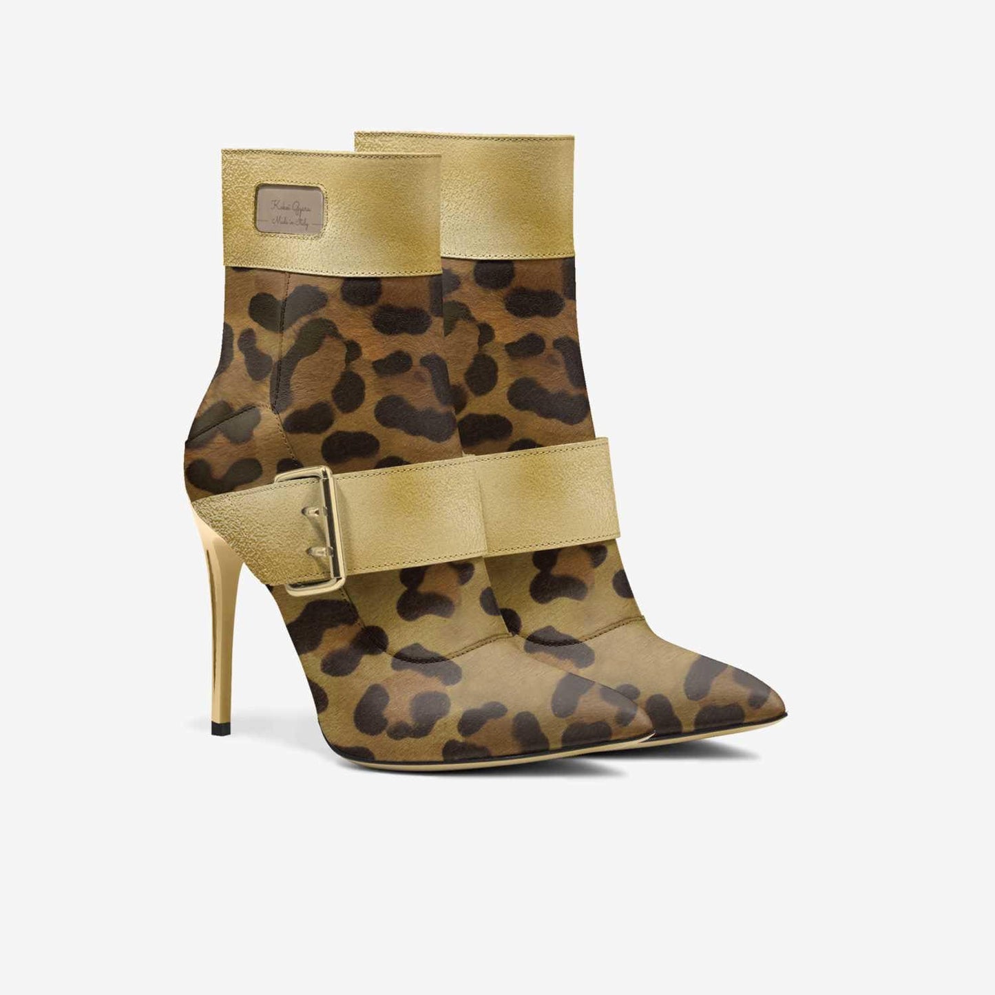 Animal Print Stiletto - Koiki Gyaru - Boots - 