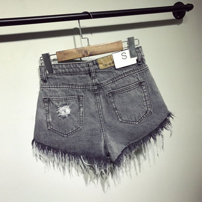 Denim High Waist Booty Shorts - Koiki Gyaru - Shorts - 