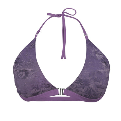 Gothic Buckle Front Halter Bikini Top - Koiki Gyaru - Bikini Top - 
