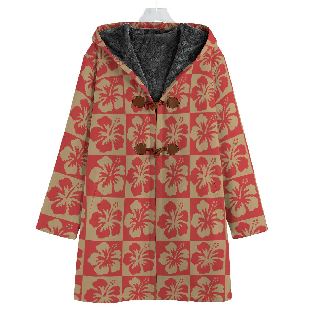 Gyaru Hibiscus Coat, Sentaa Guy Fashion, Plus Size Kawaii Jacket - Koiki Gyaru - Coat - 