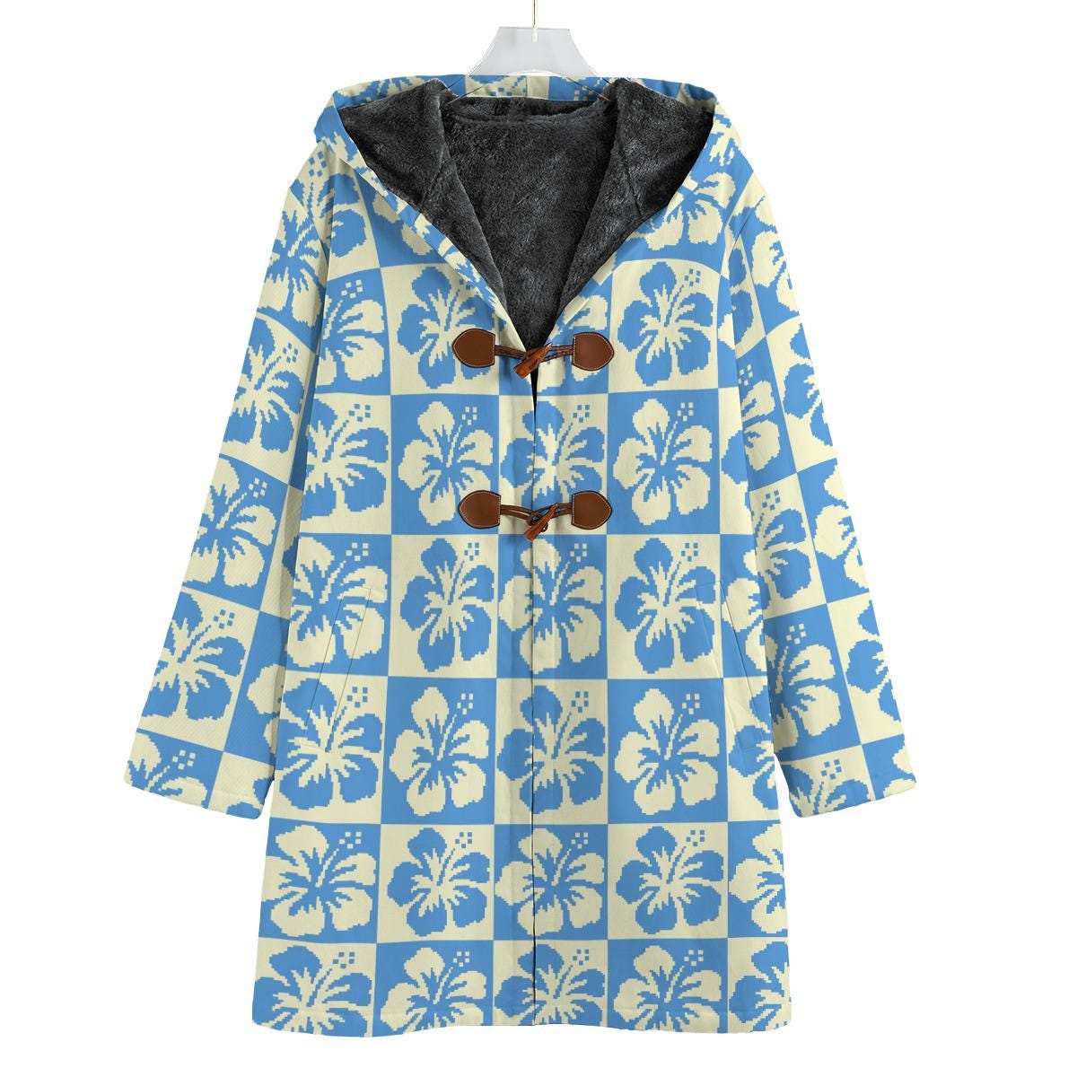 Gyaru Hibiscus Coat, Sentaa Guy Fashion, Plus Size Kawaii Jacket - Koiki Gyaru - Coat - 