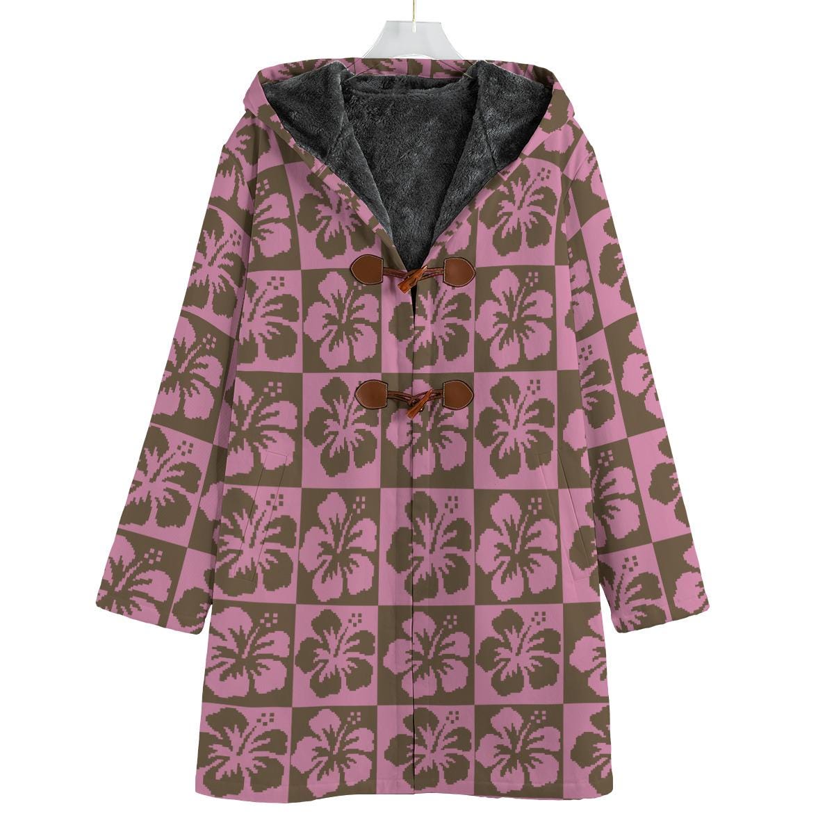 Gyaru Hibiscus Coat, Sentaa Guy Fashion, Plus Size Kawaii Jacket - Koiki Gyaru - Coat - 