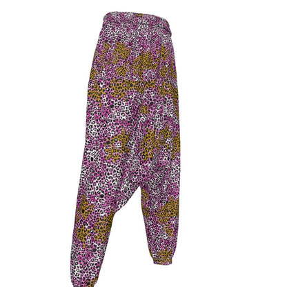 Gyaruo Leopard Print Harem Pants - Koiki Gyaru - Harem Pants -