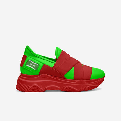 Haaady G Neon Leather Sneakers - Koiki Gyaru - Sneakers -