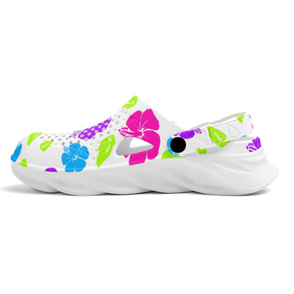Hibiscus Gyaru Clogs - Koiki Gyaru - Sandals - 