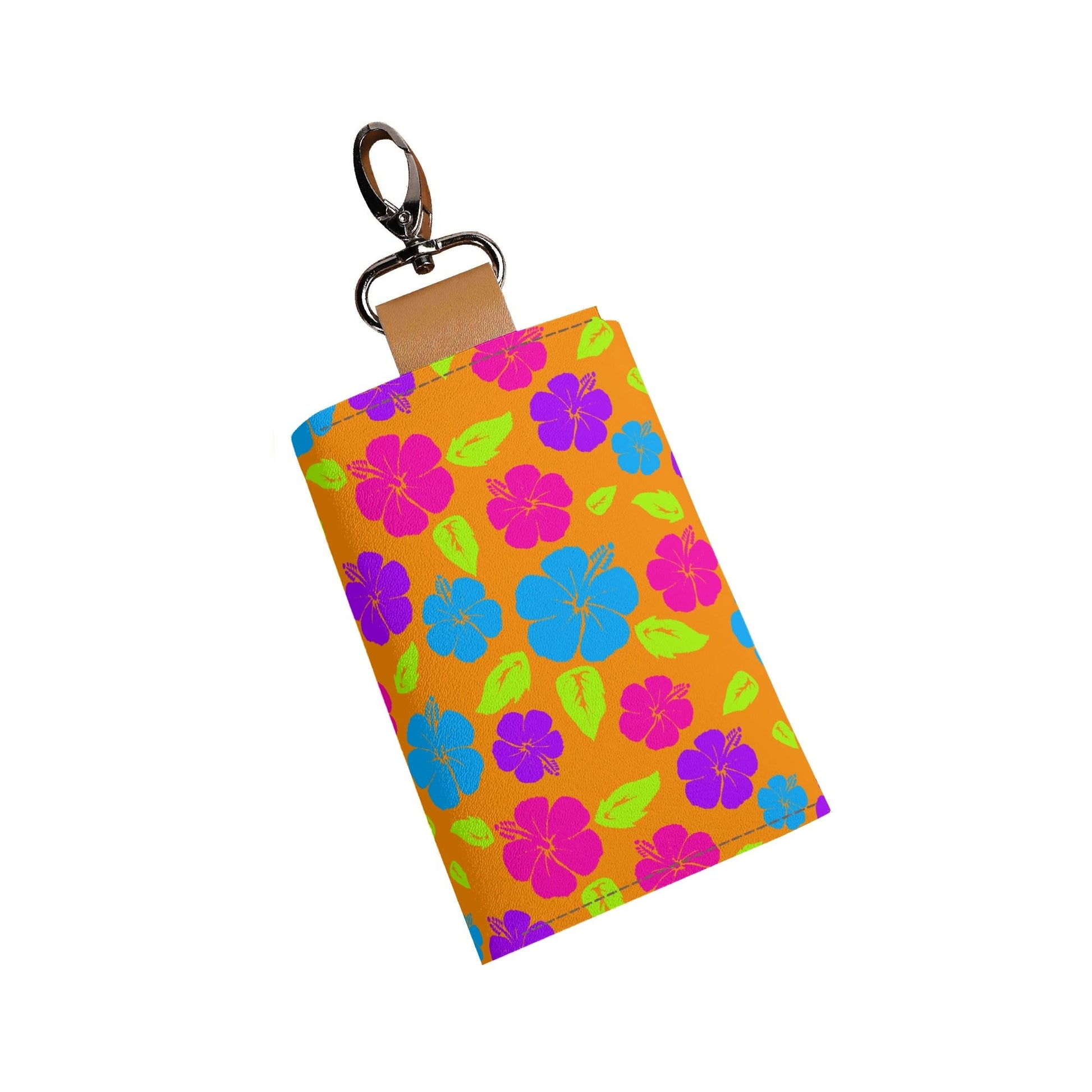 Hibiscus PU Leather KeyChain Purse - Koiki Gyaru - Purse - 