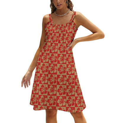Hibiscus Strappy Dress - Koiki Gyaru - Dress - 