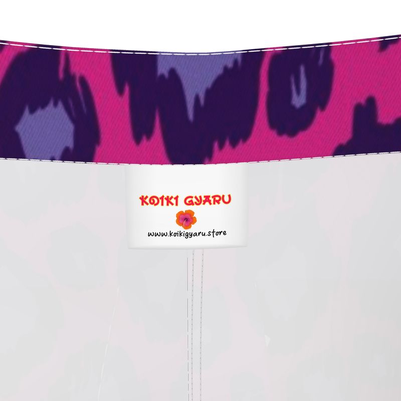 Hot Pink Denim Mini Skirt - Koiki Gyaru - Denim Mini Skirt -