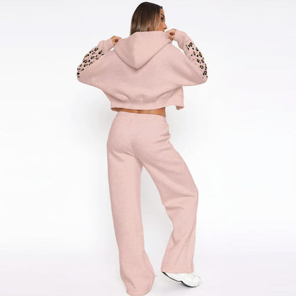 Leopard Print Tracksuit - Koiki Gyaru - 