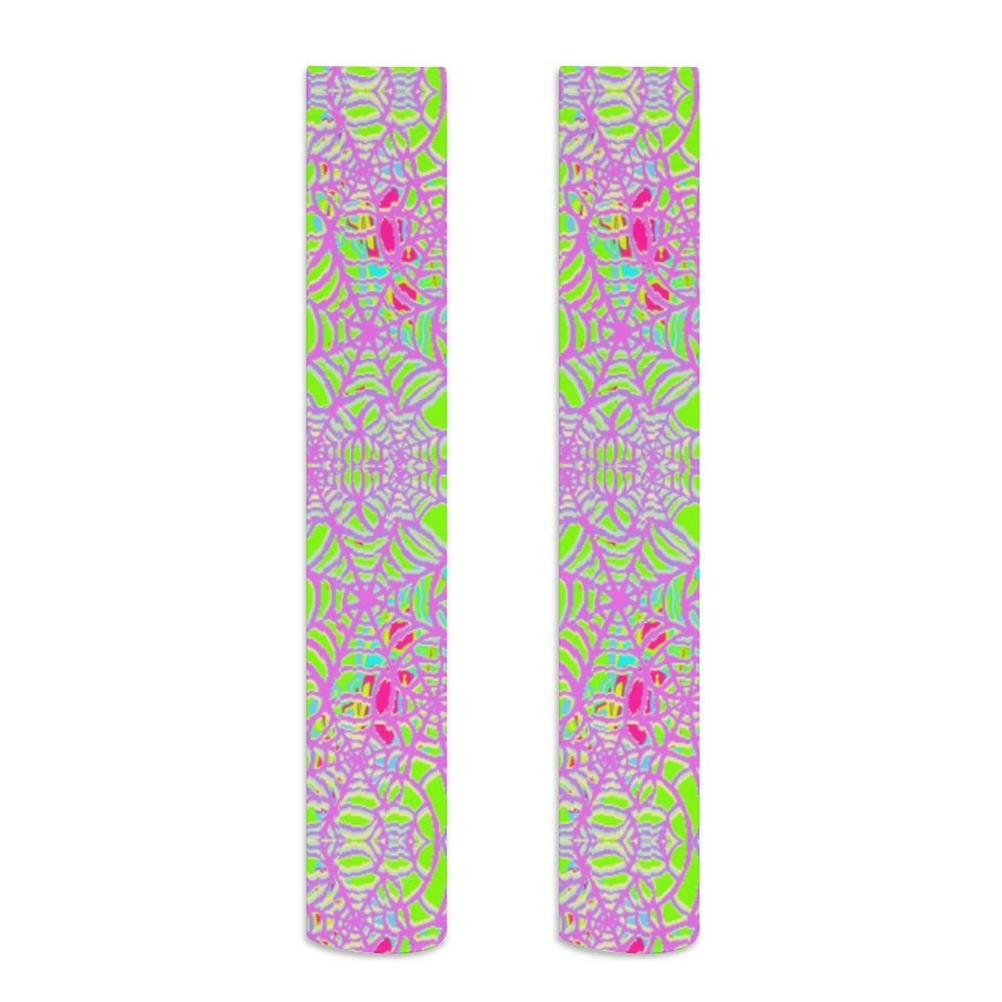 Neon Webs Trendy Stockings (Long) - Koiki Gyaru - Accessory - 
