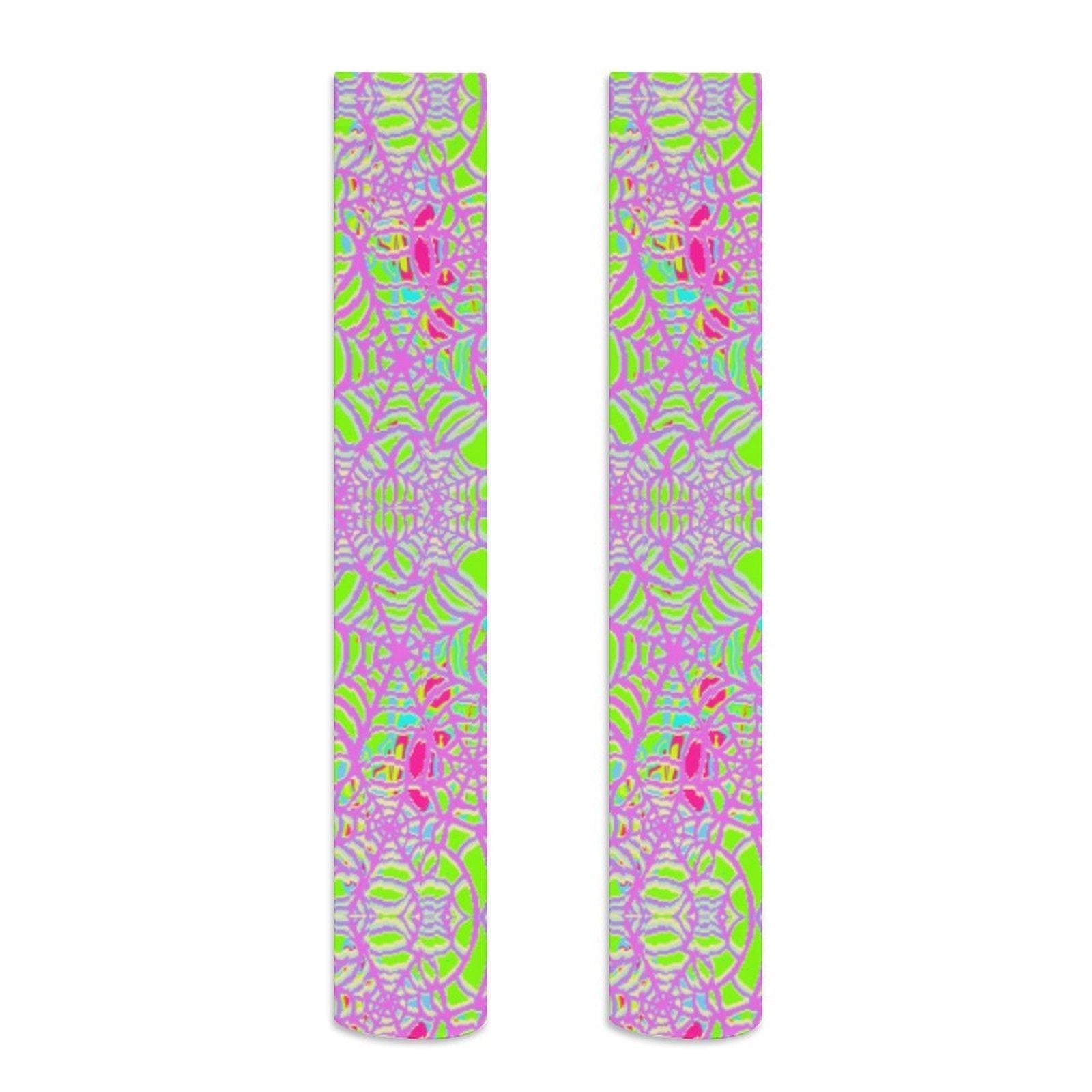 Neon Webs Trendy Stockings (Long) - Koiki Gyaru - Accessory - 
