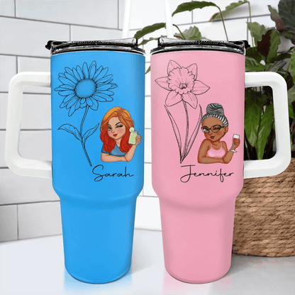 Personalised 40oz Tumbler With Straw - Koiki Gyaru - Accessory - 