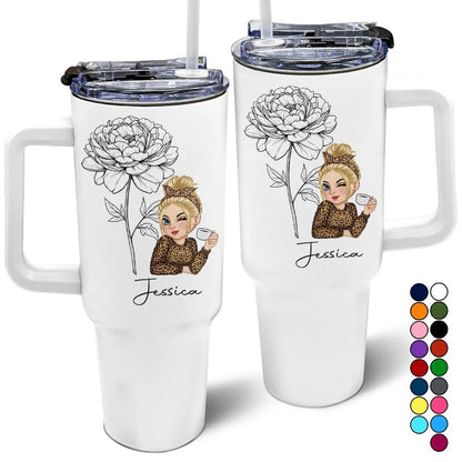 Personalised 40oz Tumbler With Straw - Koiki Gyaru - Accessory - 