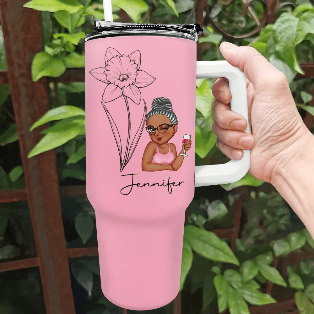 Personalised 40oz Tumbler With Straw - Koiki Gyaru - Accessory - 