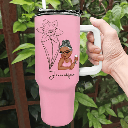 Personalised 40oz Tumbler With Straw - Koiki Gyaru - Accessory - 