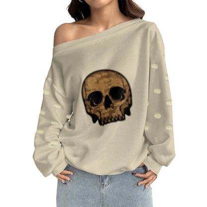 Plus Size Micro Fleece Sweatshirt - Koiki Gyaru - Sweater - 
