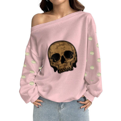 Plus Size Micro Fleece Sweatshirt - Koiki Gyaru - Sweater - 
