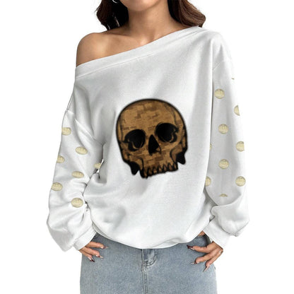 Plus Size Micro Fleece Sweatshirt - Koiki Gyaru - Sweater -