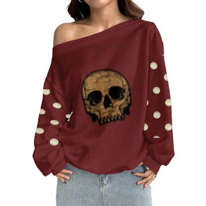 Plus Size Micro Fleece Sweatshirt - Koiki Gyaru - Sweater - 