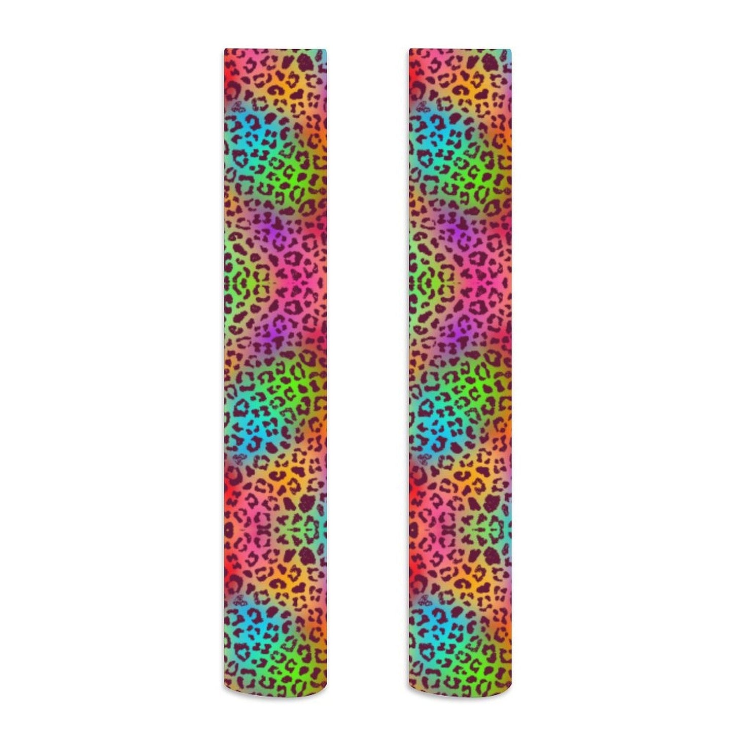 Rainbow Leopard Trendy Stockings (Long) - Koiki Gyaru - Accessory - 
