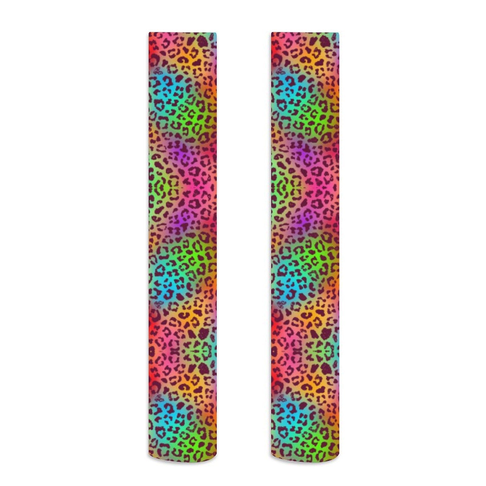Rainbow Leopard Trendy Stockings (Long) - Koiki Gyaru - Accessory - 