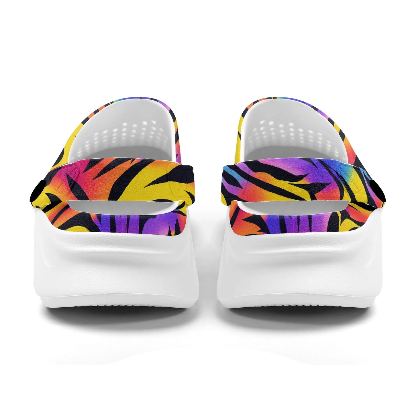 Rainbow Tiger Gyaru Clogs - Koiki Gyaru - Shoe - 