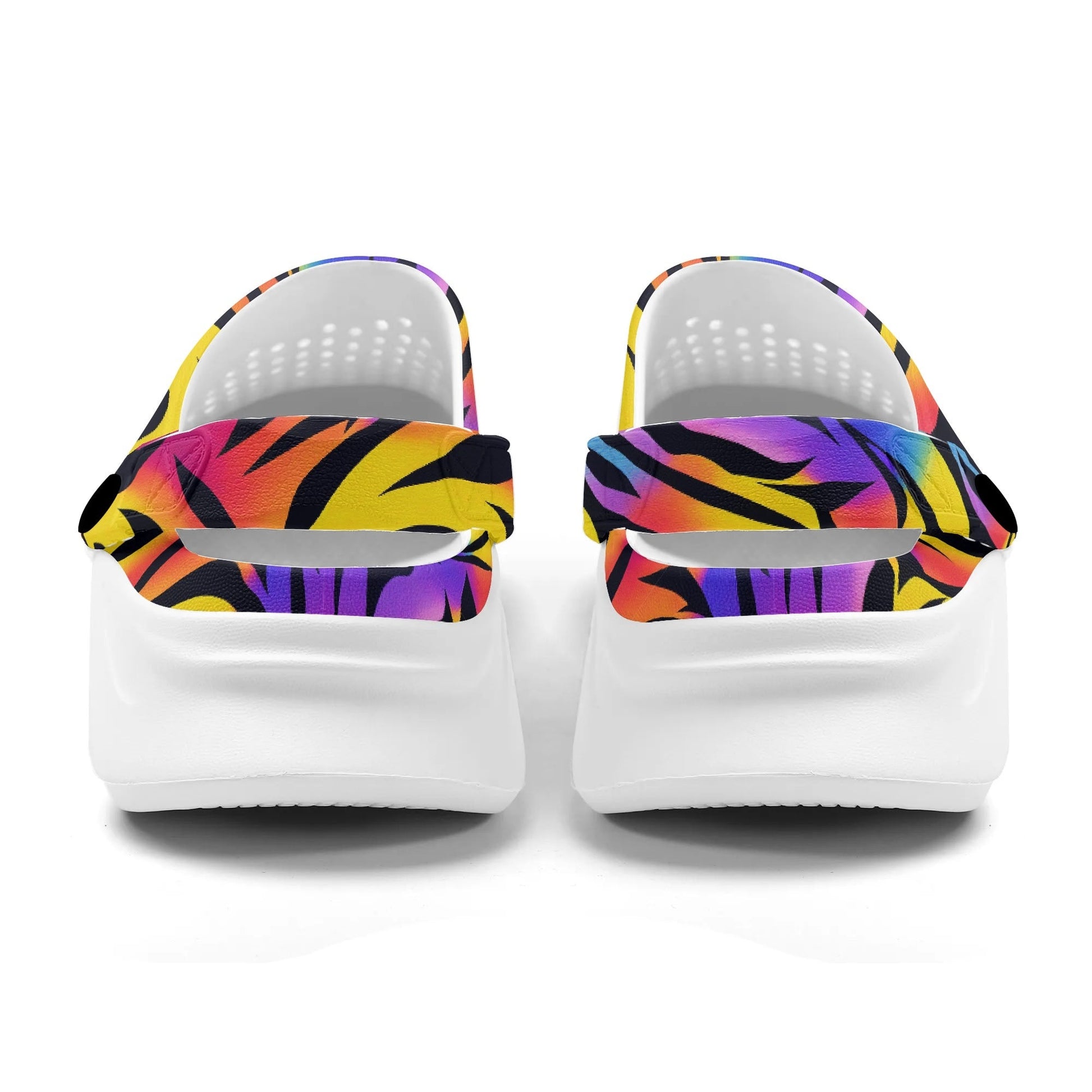 Rainbow Tiger Gyaru Clogs - Koiki Gyaru - Shoe - 