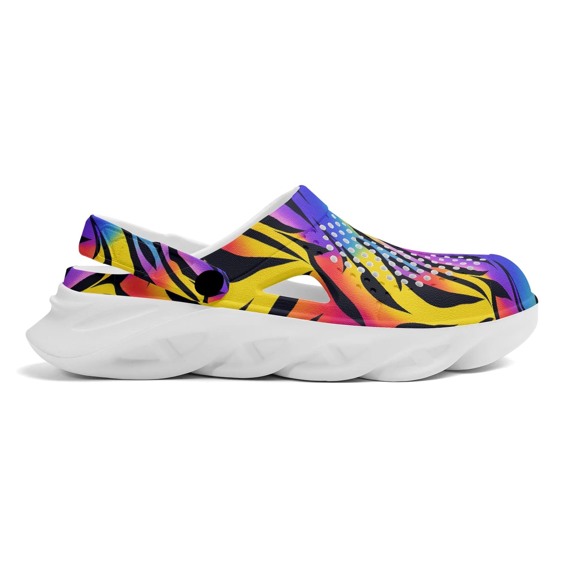 Rainbow Tiger Gyaru Clogs - Koiki Gyaru - Shoe - 