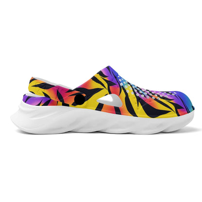 Rainbow Tiger Gyaru Clogs - Koiki Gyaru - Shoe - 