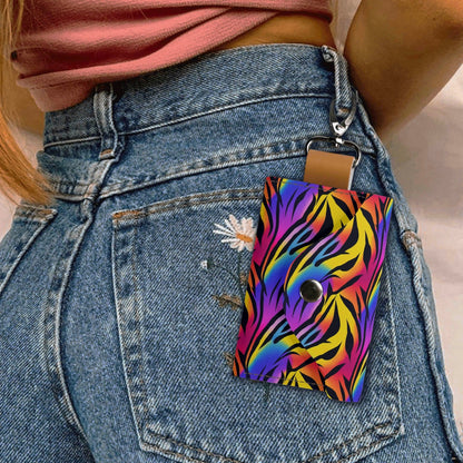 Rainbow Tiger PU Leather KeyChain Purse - Koiki Gyaru - Purse - 