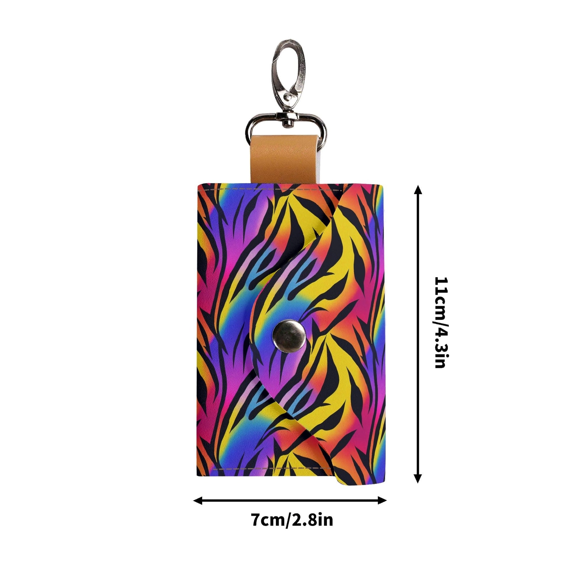 Rainbow Tiger PU Leather KeyChain Purse - Koiki Gyaru - Purse - 