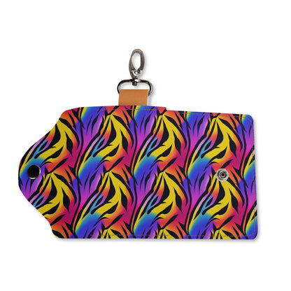 Rainbow Tiger PU Leather KeyChain Purse - Koiki Gyaru - Purse - 