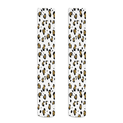 Snow Leopard Trendy Stockings (Long) - Koiki Gyaru - Accessory - 