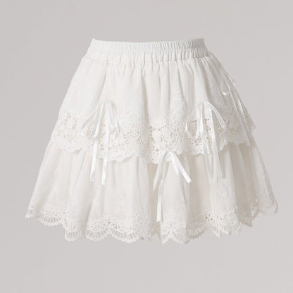 Spring Princess Cake Puff Mini Skirt - Koiki Gyaru - Skirt - 